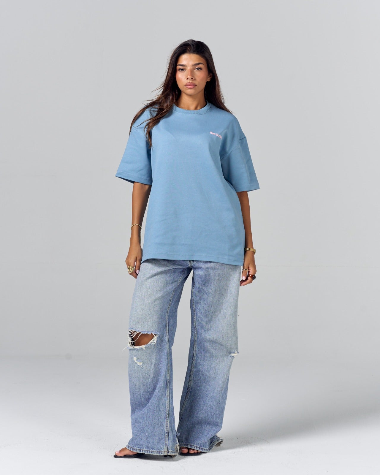 Core Logo Regular Tee - Baby Blue