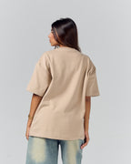 Core Logo Regular Tee - Sand